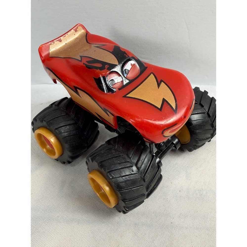 Disney Store Cars Toon Monster Truck Lightning McQueen Red Diecast Toy Car